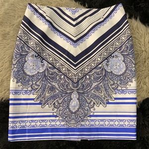 Antonio Melani Bandanna Print Skirt Sz 12